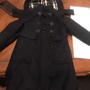 Burberry girls duffle coat